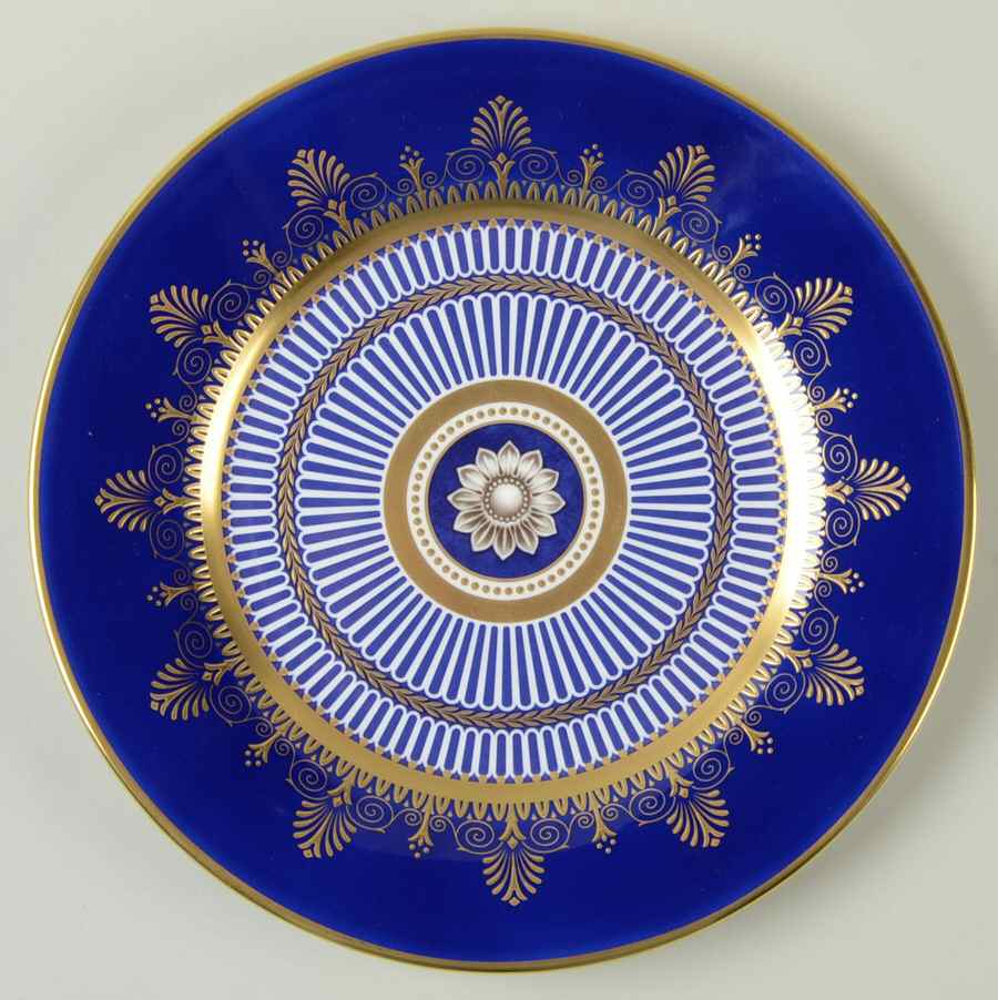 Anthemion Blue Salad Plate by Wedgwood-1