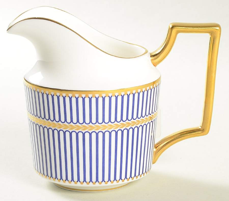 Anthemion Blue Creamer by Wedgwood-1