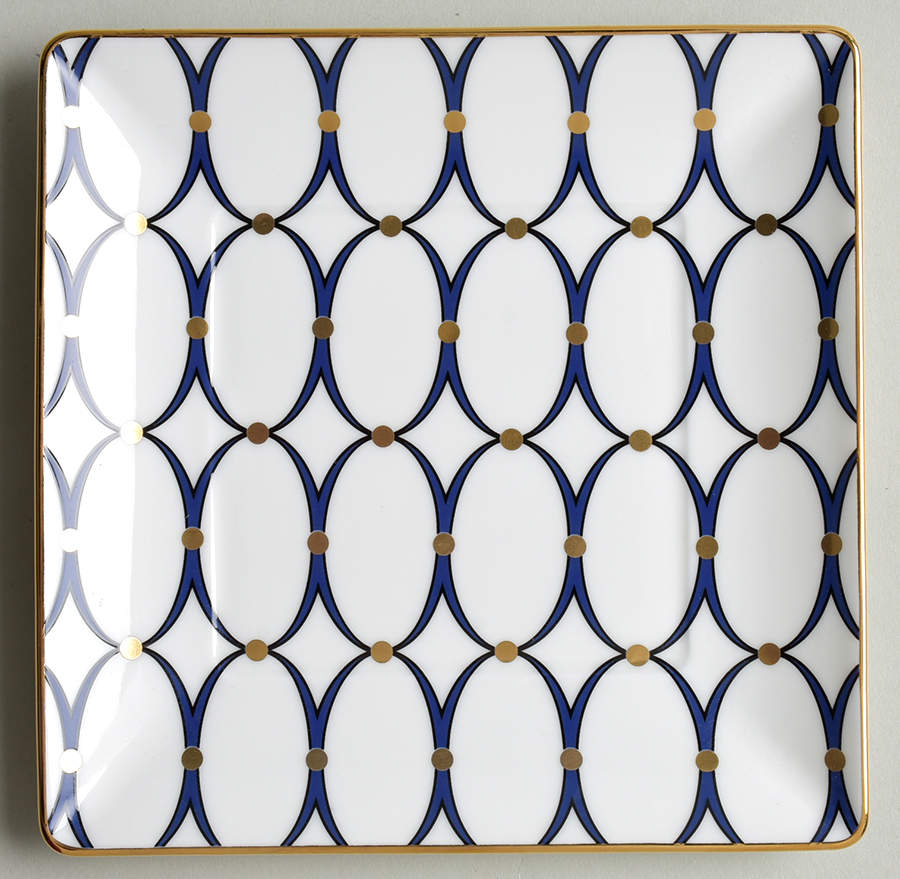 Renaissance Gold Square Tray Dish by Wedgwood-1