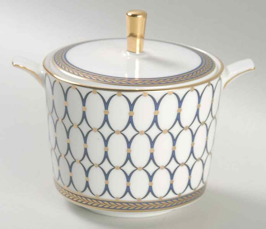 Renaissance Gold Sugar Bowl & Lid by Wedgwood-1