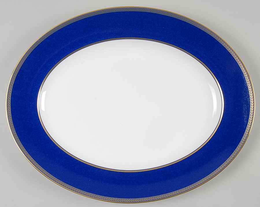 Renaissance Gold 14" Oval Serving Platter by Wedgwood-1