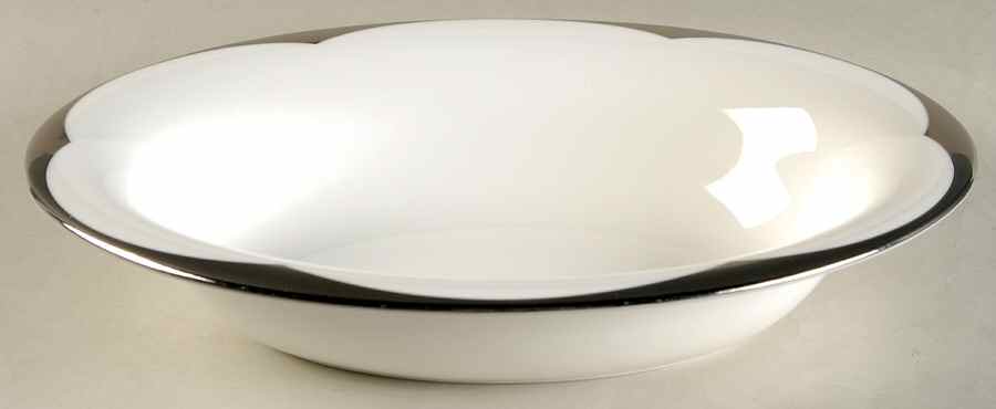 Vera Lotus 9" Oval Vegetable Bowl by Wedgwood-1