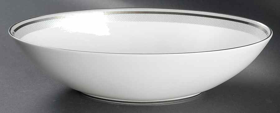 Jasper Conran Tulle 12" Oval Vegetable Bowl by Wedgwood-1