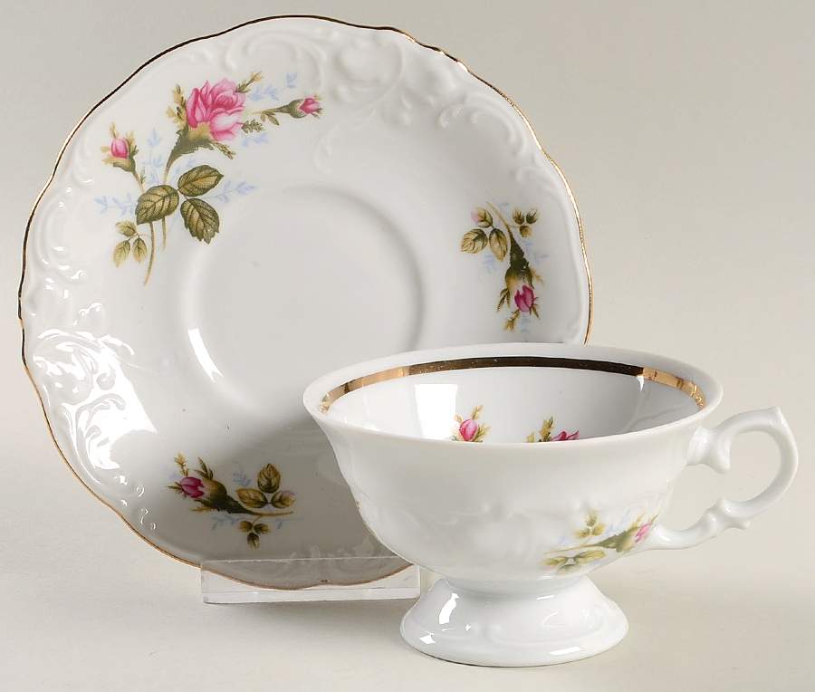 WAV69 Footed Cup & Saucer Set by Wawel-1