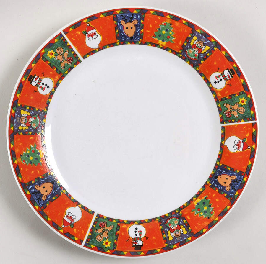 Happy Holidays Dinner Plate by Wcl-1