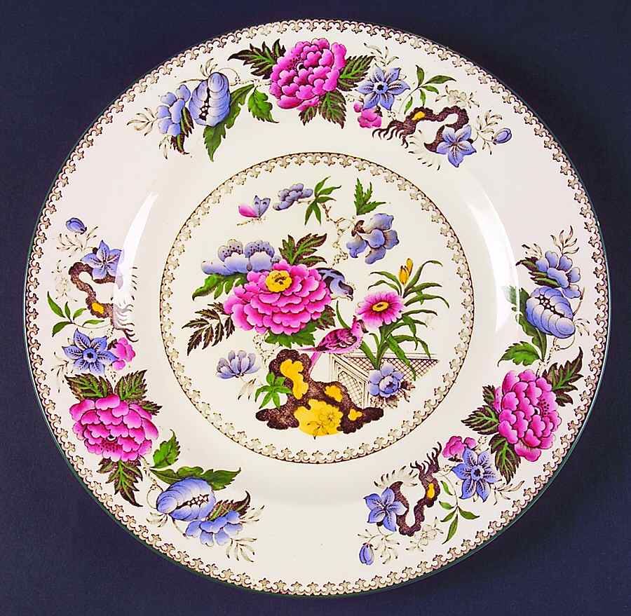 Bullfinch Dinner Plate by Wedgwood-1