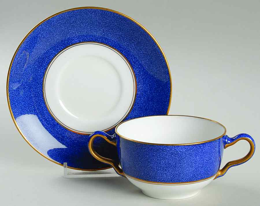 W364 Flat Bouillon Cup & Saucer by Wedgwood-1