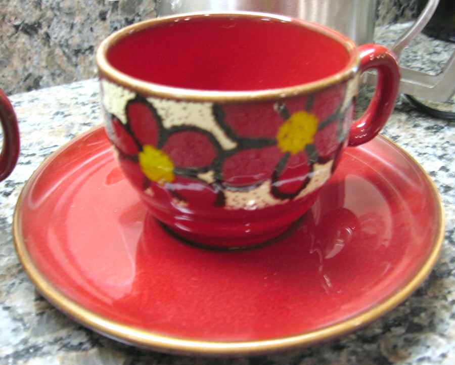 Wig1041 Flat Cup & Saucer Set by Winterling - Bavaria-1