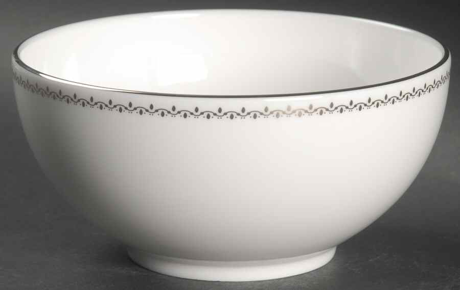 French Knot (Platinum Trim) 6" All Purpose Bowl by Wedgwood-1