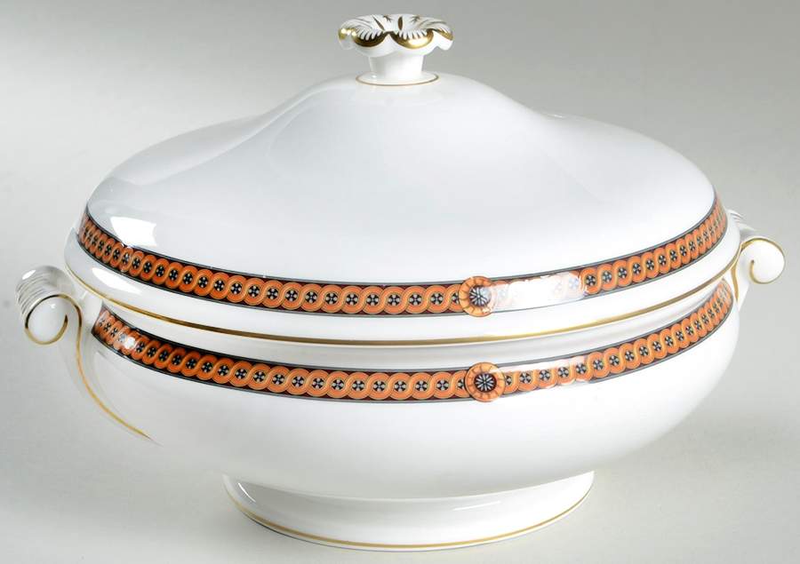 Commodore Round Covered Vegetable by Wedgwood-1