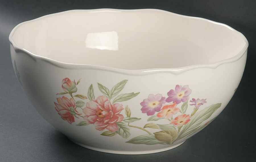 Martha's Garden 9" Round Serving Bowl by Wedgwood-1