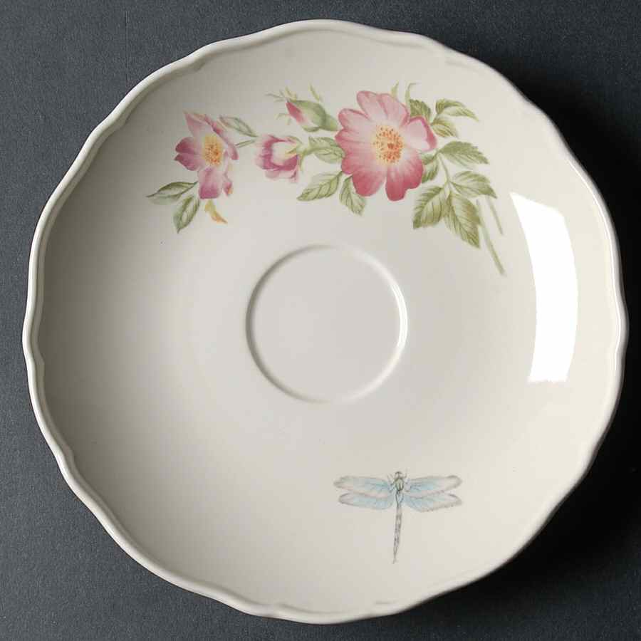 Martha's Garden Saucer for Flat Cup by Wedgwood-1