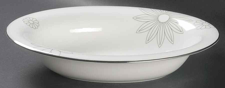 Modern Daisy 9" Oval Vegetable Bowl by Wedgwood-1