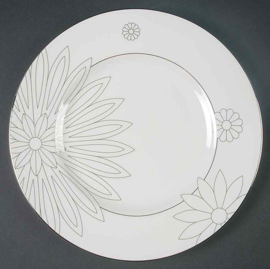 Modern Daisy Accent Luncheon Plate by Wedgwood-1