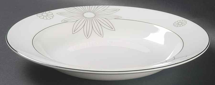 Modern Daisy Large Rim Soup Bowl by Wedgwood-1