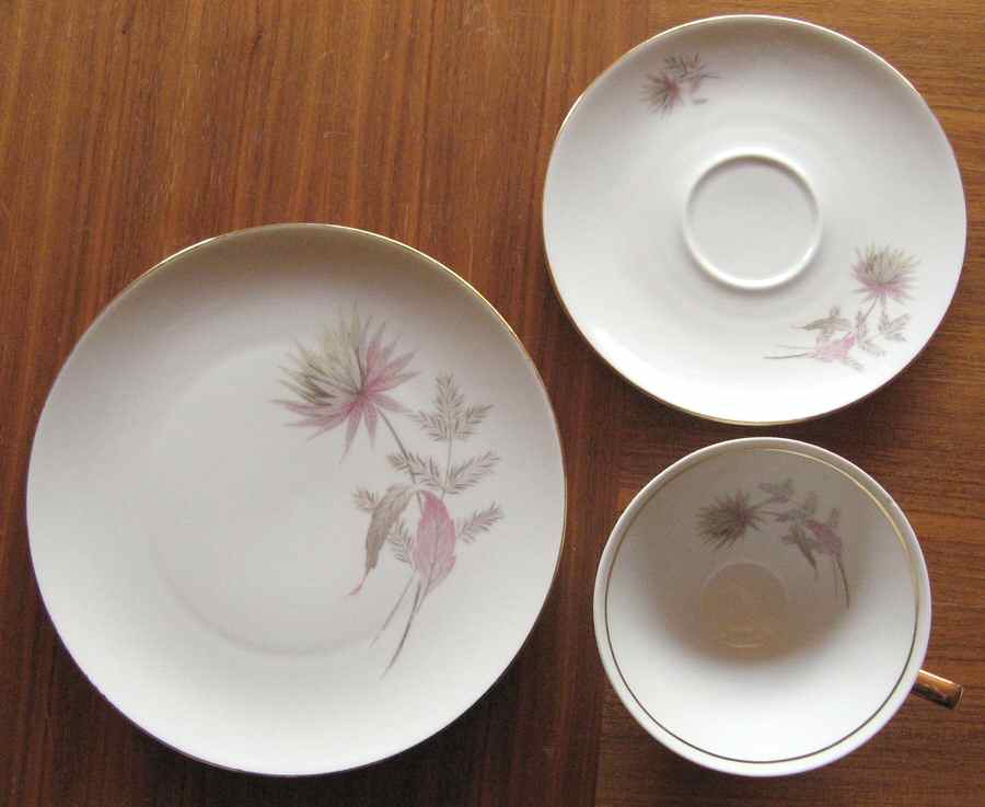 WIG1049 Footed Cup & Saucer Set by Winterling - Bavaria-1