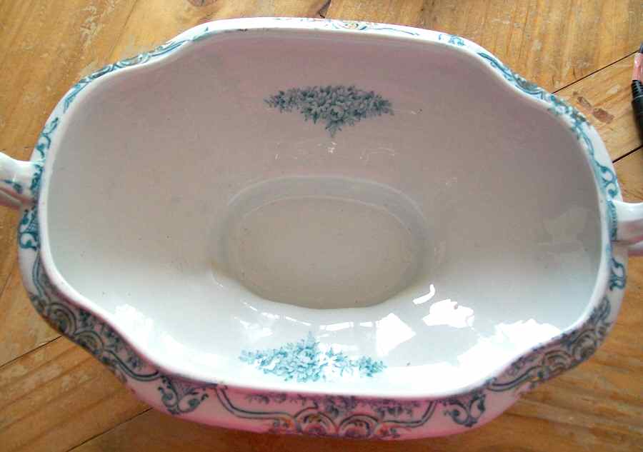 St Regis Blue Oval Vegetable No Lid by Wood & Sons-1