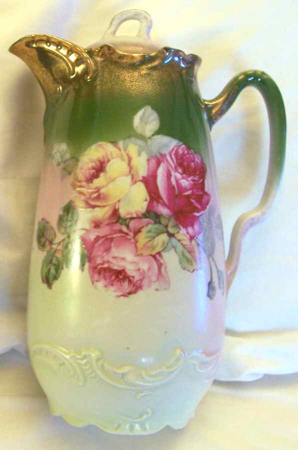 California Rose Chocolate Pot & Lid by Wheelock-1
