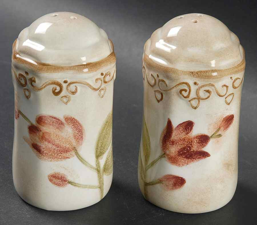 Orchid Garden Salt & Pepper Set by Whole Home-1