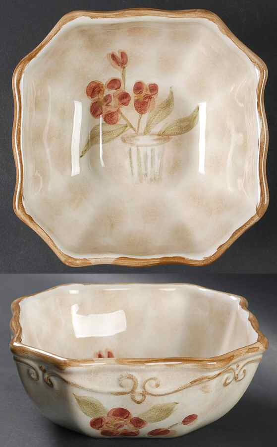 Orchid Garden Soup/Cereal Bowl by Whole Home-1