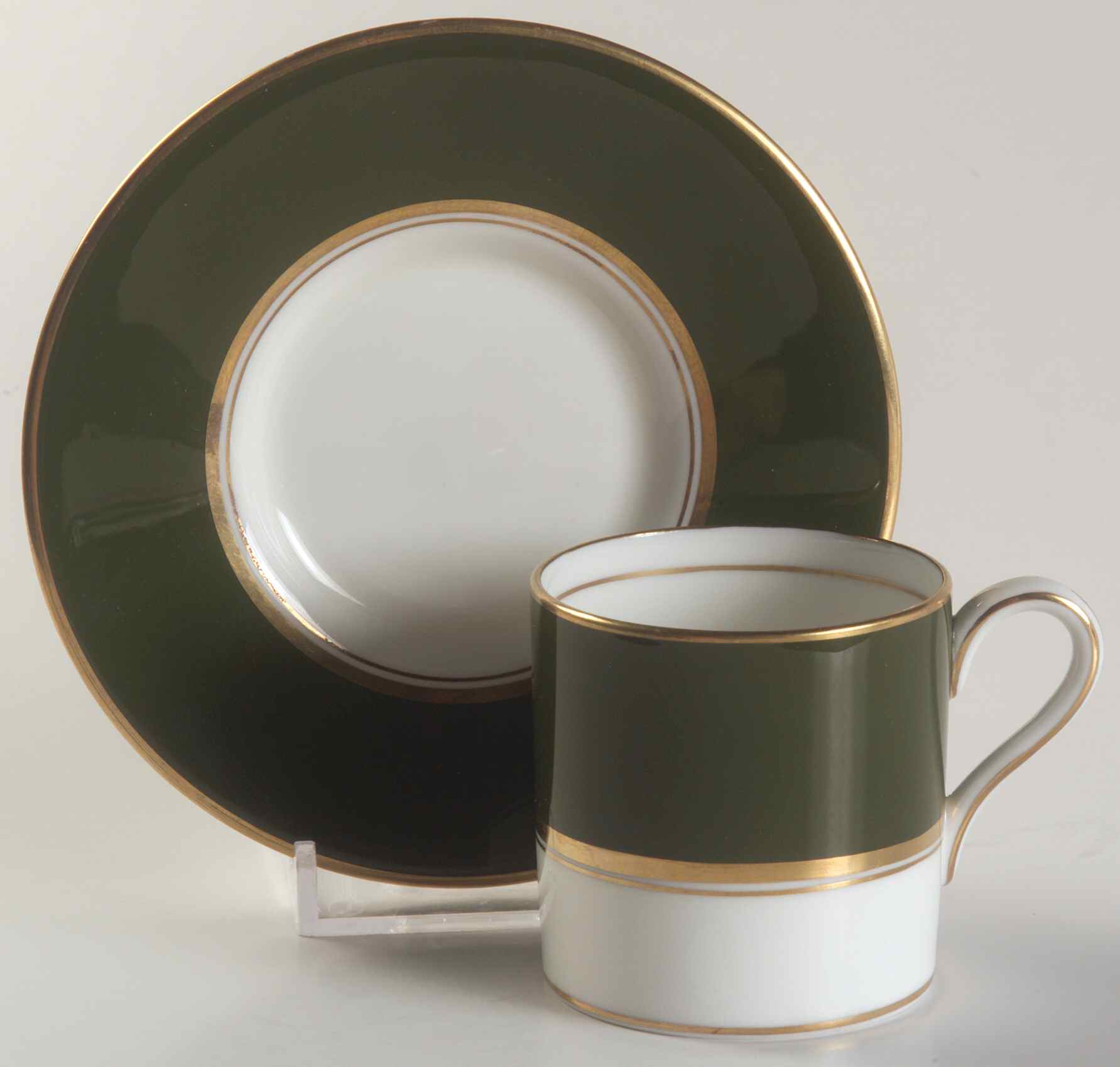 Westminster Flat Demitasse Cup & Saucer Set by Wedgwood-1