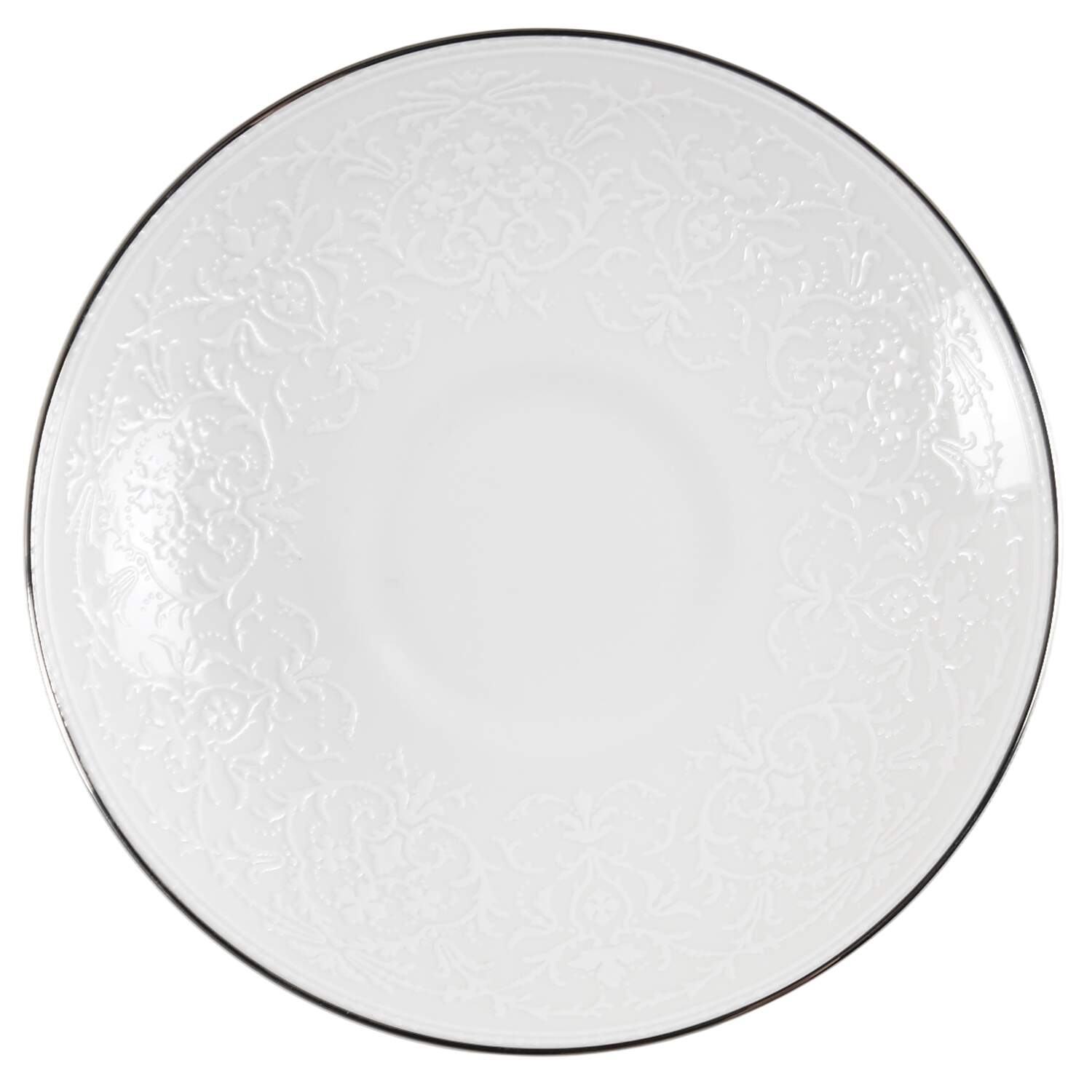 English Lace Saucer for Leigh Shape Footed Cup by Wedgwood-1
