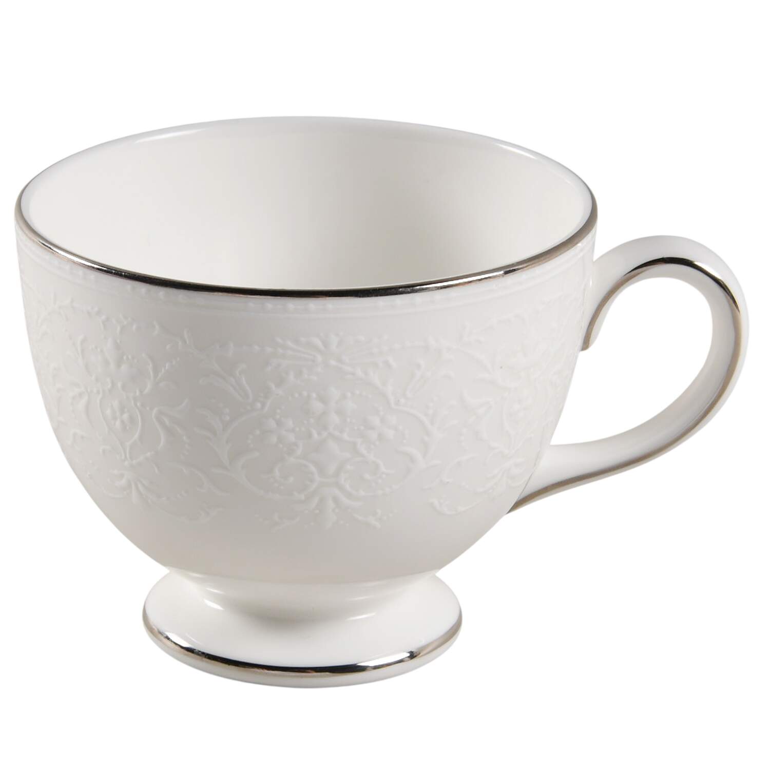 English Lace Leigh Shape Footed Cup by Wedgwood-1