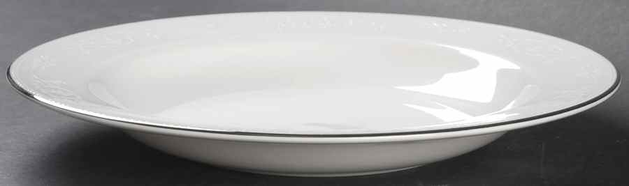 English Lace Large Rim Soup Bowl by Wedgwood-1