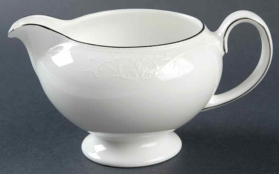 English Lace Leigh Shape Creamer by Wedgwood-1