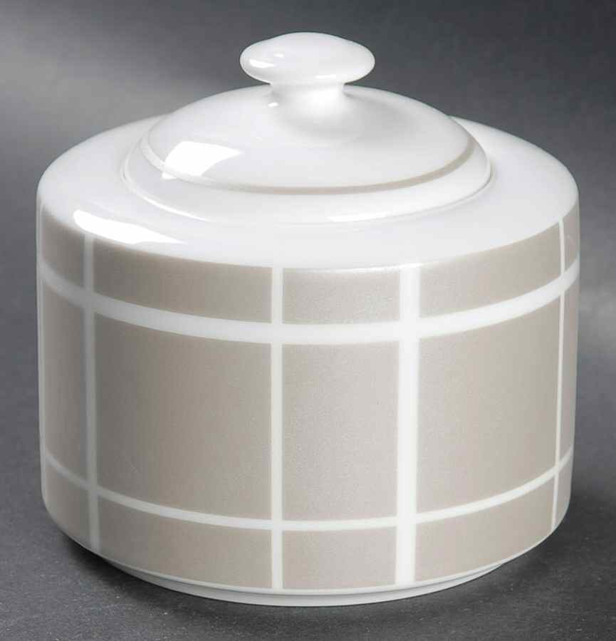 Crossroads Stone Sugar Bowl & Lid by Waterford China-1