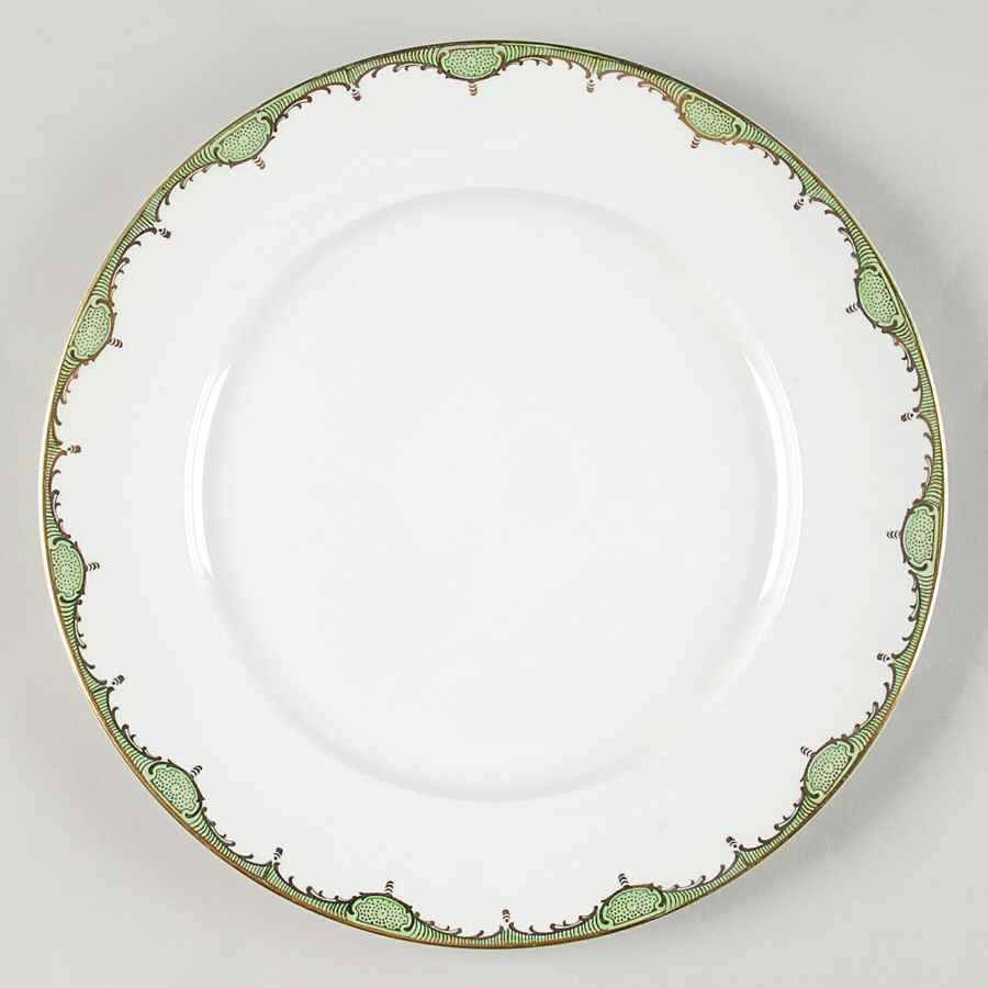 Aquatic Green Dinner Plate by Wood & Sons-1