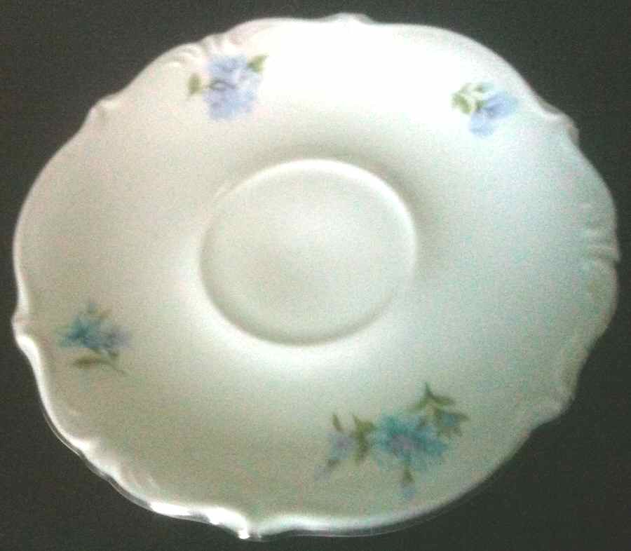 Tivoli (Scallop, Scroll Leaf Edge) Saucer by Winterling - Bavaria-1