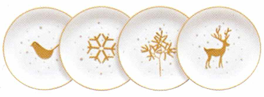 Holiday Cheer Canape Plate by Wedgwood-1