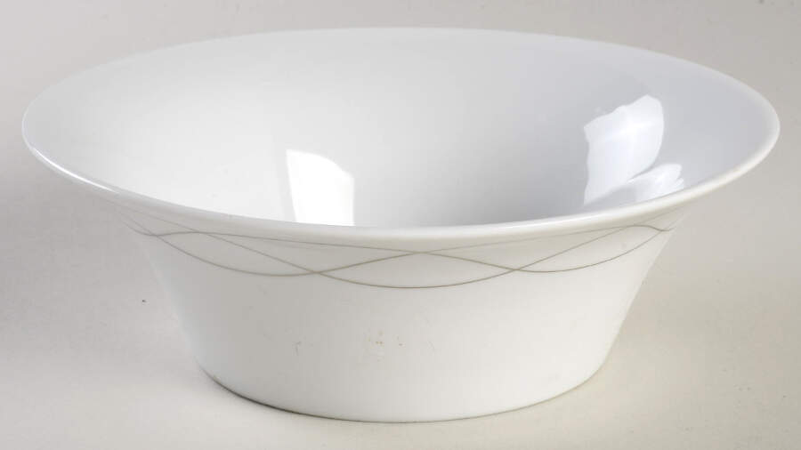 Platinum Twist Soup/Cereal Bowl by Wedgwood-1
