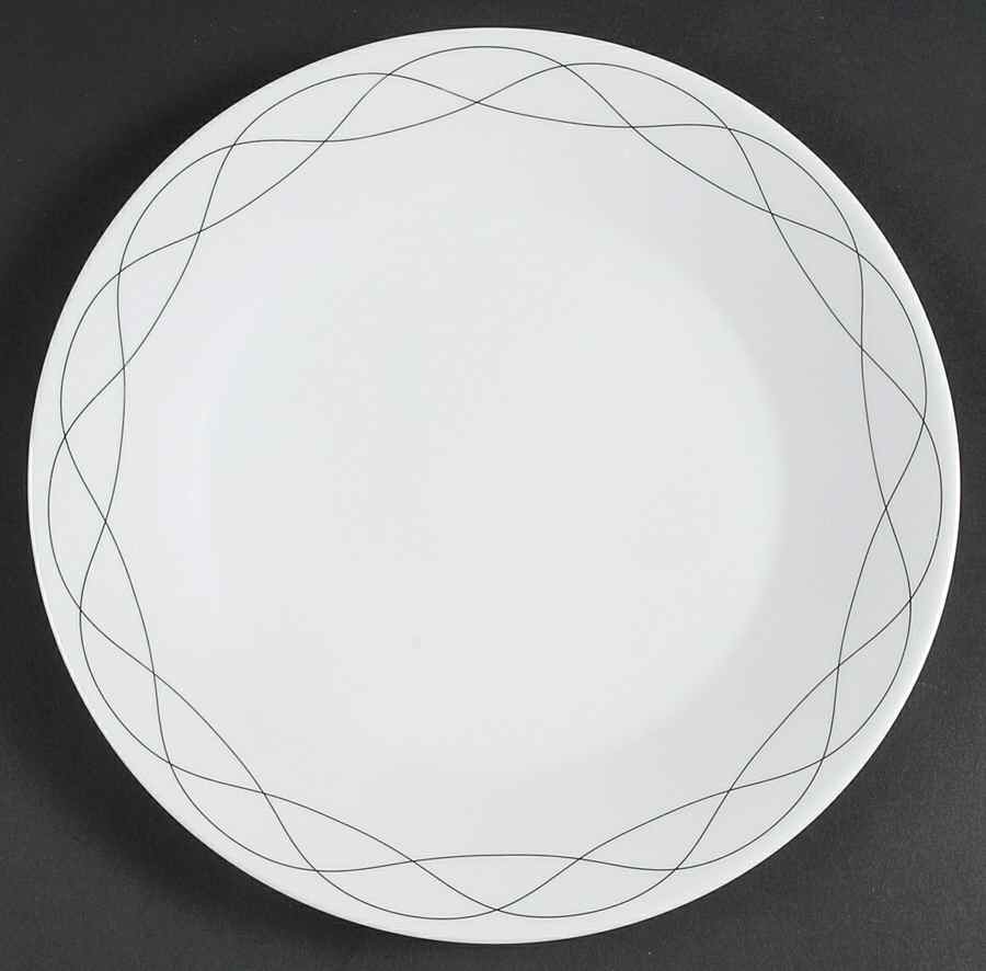 Platinum Twist Dinner Plate by Wedgwood-1