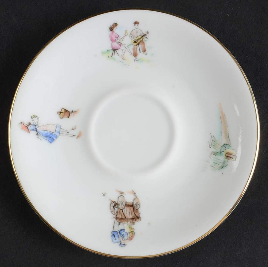 WIG1081 Saucer for Flat Demitasse Cup by Winterling - Bavaria-1