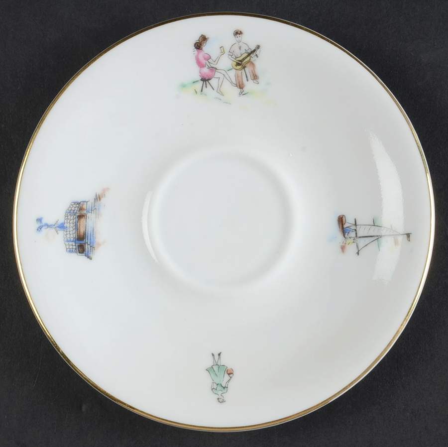 WIG1081 Saucer for Flat Demitasse Cup by Winterling - Bavaria-1