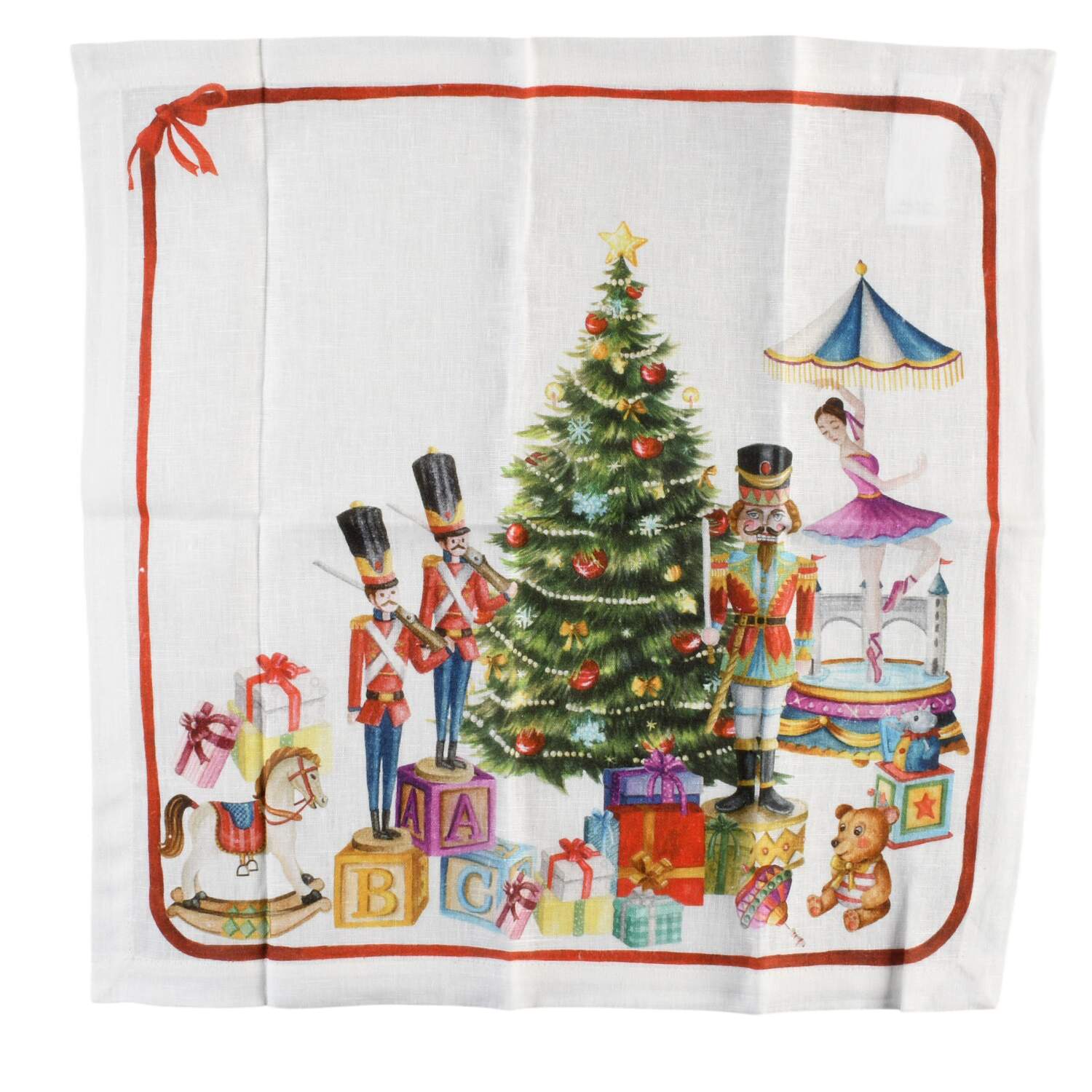 Nutcracker Linen Napkin by Williams-Sonoma-1