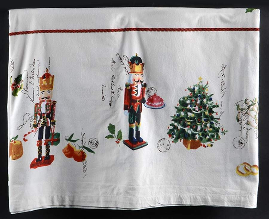 Nutcracker 70" X 90" Rectangular Tablecloth by Williams-Sonoma-1
