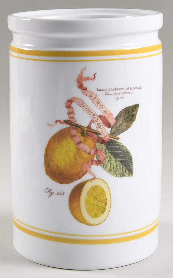 Lemon Botanical Large Canister No Lid by Williams-Sonoma-1