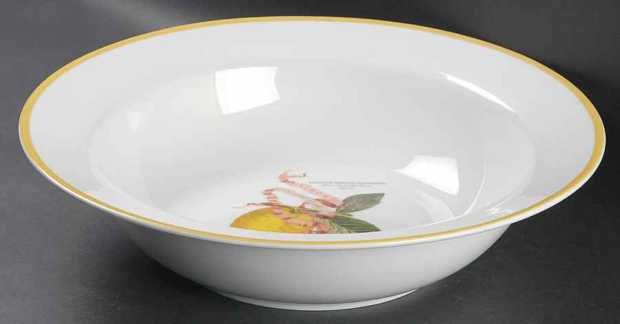 Lemon Botanical 14" Round Serving Bowl by Williams-Sonoma-1