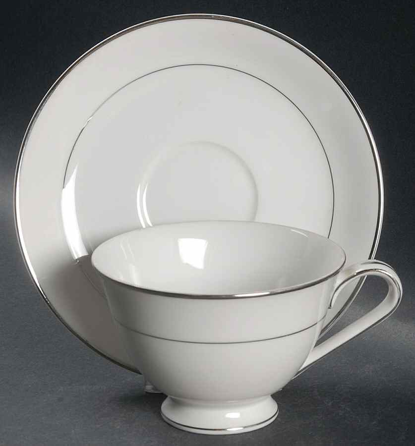 Dance Footed Cup & Saucer Set by Wyndham-1