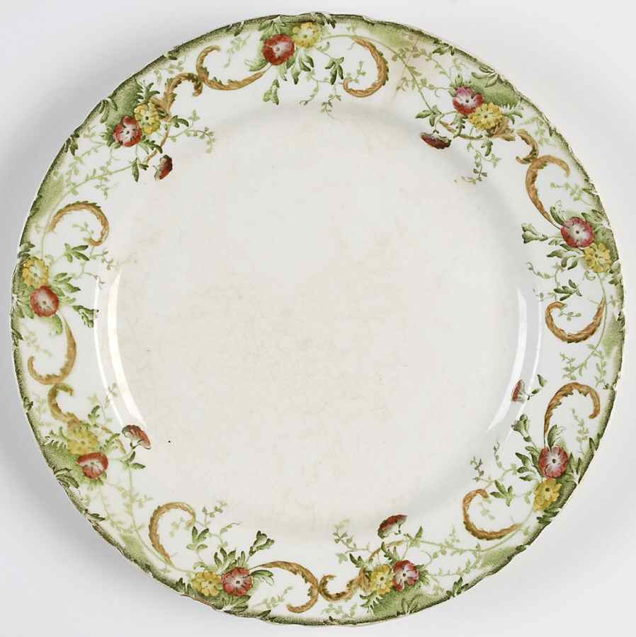 Livingstone Green Multicolor Dessert/Pie Plate by Wedgwood-1