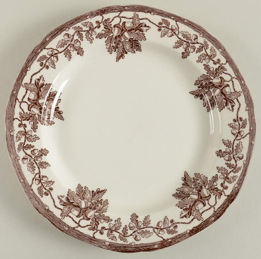 Burleigh Oak & Acorn Salad Plate by Williams-Sonoma-1