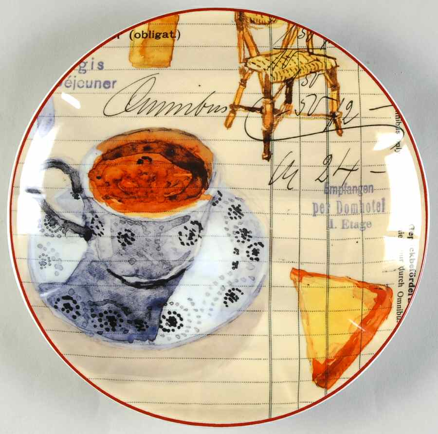 Paris Cafe Salad/Dessert Plate by Williams-Sonoma-1