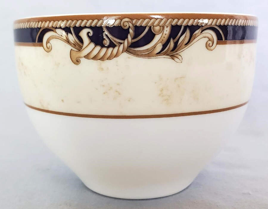Cornucopia Blue (Hotelware) Cranberry Bowl by Wedgwood-1