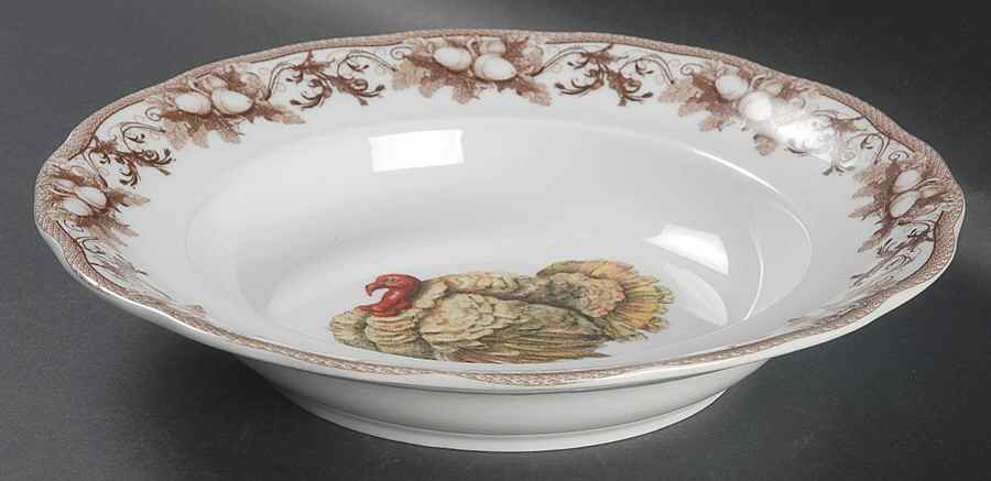 Turkey Large Rim Soup Bowl by Williams-Sonoma-1