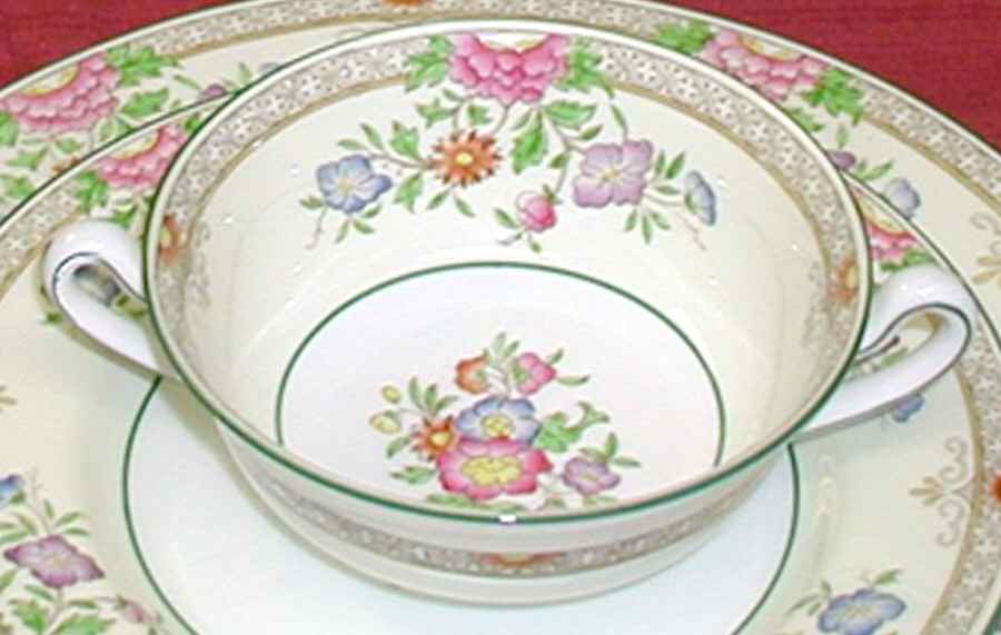 HELENA Footed Cream Soup Bowl by Wedgwood-1