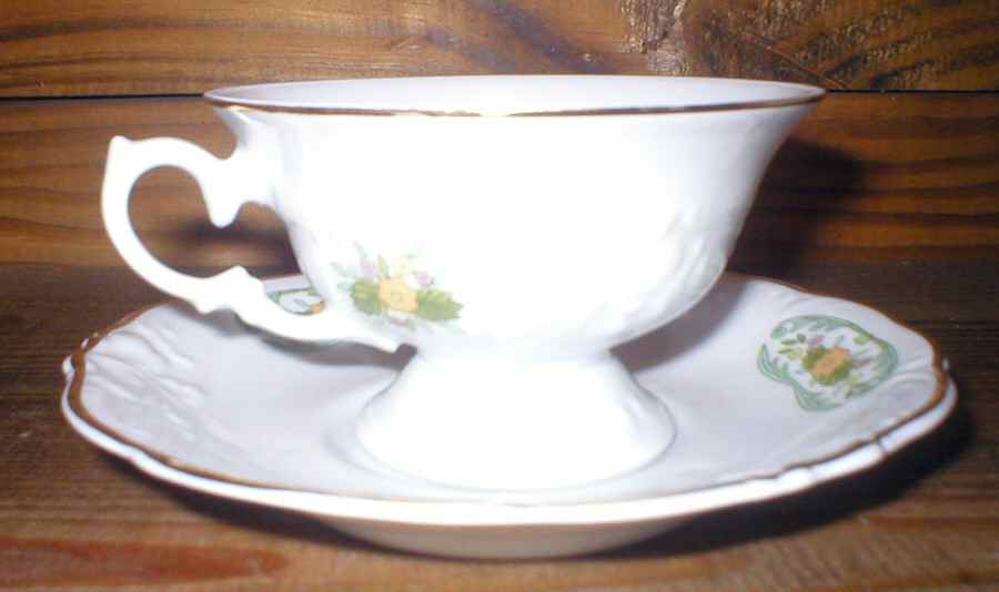 WAV75 Footed Cup & Saucer Set by Wawel-1