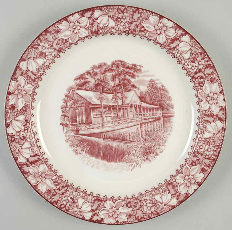 OLD MILL, THE Dinner Plate by Wood & Sons-1